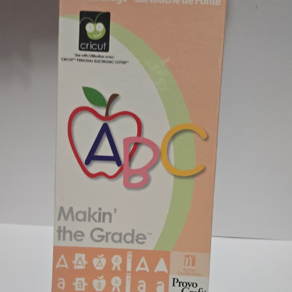 Cricut Makin The Grade Cartridge